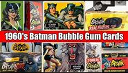 Vintage 1960's - Batman - Bubble Gum Cards - Every Set Made - A & B, C!
