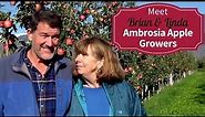 Organic Ambrosia Apple Growers Brian Mennell & Linda Edwards