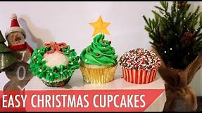 Easy Christmas Cupcake Decorating Ideas