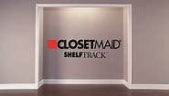ClosetMaid ShelfTrack 12.5 in. L White Steel Adjustable Shelving Track Bracket 52853