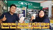 UNBOXING IPHONE 7 PLUS 128GB | Garansi Resmi Warna Gold nya mantep sobat‼️😉👍👍