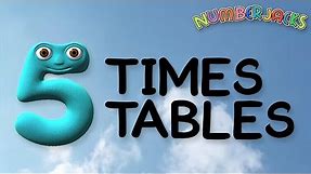 5 Times Tables Song - Numberjacks