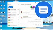 Send and Receive Text Message from Computer - Google Messages for Web Desktop and Windows App
