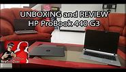 HP Probook 440 G3 Laptop Review Unboxing | 14" 120GB-SSD 500GB-SATA