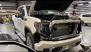 GMC Sierra 2023 5.3L V8 How to remove front bumper (Factory)
