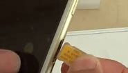 iPhone 6 Plus: How to Insert a SIM Card