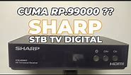 SHARP STB DIGITAL HARGANYA CUMA RP.99000 #tvdigital #productreview