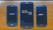 Samsung Galaxy Mega 6.3 vs Galaxy S3 vs Galaxy S4 LTE Boot Animation