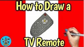How to Draw a TV Remote