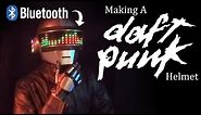 Making A DAFT PUNK HELMET with Bluetooth Controlled LEDs!