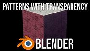 How to Add PNG Textures with Transparency to Model Materials in Blender 2.92