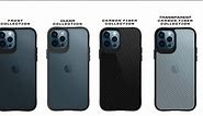 CombatXm Series Phone Cases Shockproof Black Clear Frosted