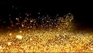 FREE HD Gold Background Glitter Gold Dust Download Stock Footage
