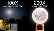 Vivo X100 Pro Vs Samsung Galaxy S23 Ultra Live Zoom Test Comparison