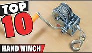 Best Hand Winch In 2024 - Top 10 Hand Winches Review