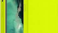 FireNova iPhone SE Case 2022/2020, iPhone 7 8 Case, Silicone Upgraded [Square Edges] & [Camera Protecion] Phone Case with Soft Anti-Scratch Microfiber Lining, 4.7 inch，Fluorescent Green