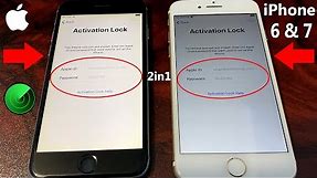 2021 New 2in1 Method!! iCloud Unlock iPhone 6 & iPhone 7 Bypass iCloud Activation Lock
