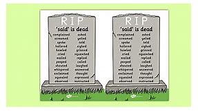 Said is Dead A5 Display Poster