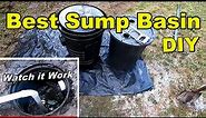 Backyard Sump Basin! Watch It Work - Best Basin - French Drain - Catch Basin