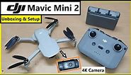 dji Mavic Mini 2 drone🔥 Unboxing | 4K Camera, 2.4GHZ, 2250 mAh Battery⚡, gimbal with dji App display