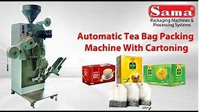 Tea Bags Machine With Cartoning