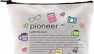 XYANFA Pioneer Definition JW Gift Pioneer School Makeup Bag Gifts For Pioneer School Jehovah's Witness JW Cosmetic Bag (pioneer noun)