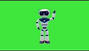 3d Animated Robot green screen effect ,artificial intelligence (Subscribe for person use)