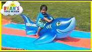 Water Slide for Kids with Giant Shark H2O Go Inflatable Toys