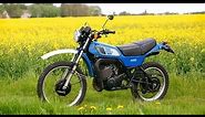 1977 Yamaha 400 DTMX, the first monoshock trail bike