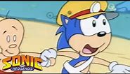 The Adventures of Sonic The Hedgehog: Slowww Going | Classic Cartoons For Kids