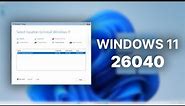 A NEW Installer Wizard? - Windows 11 Build 26040