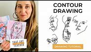 Contour Drawing | Step by Step Art Tutorial