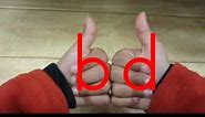 The B-D Song - for young children with letter reversals