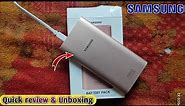 Samsung Power Bank 10000mah Unboxing & review | Samsung battery pack |Power Bank 10000mah Under 1500