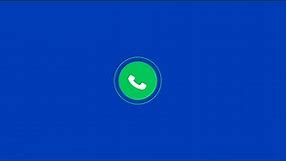 Green Screen Phone Call Icon Animated | 4K | Global Kreators