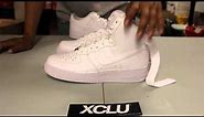 Nike Air Force 1 High '07 "White-Wolf Grey-Purple Venom" - Unboxing Video @ Exclucity