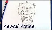 How to Draw a Manga Panda Bear - Step by Step for Beginners