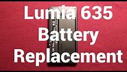 Nokia Lumia 635 Battery Replacement How To Change