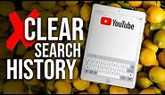 How to Delete Search History on Youtube iPad (clear, pause...)