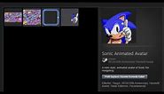 How to get free animated avatar and backgrounds on steam (sonic easter egg)