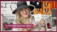 Vintage Chanel 90s belt IN MY SIZE!! ￼