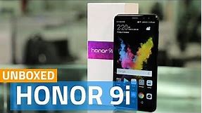 Honor 9i Unboxing and First Look | Four Cameras, Specs, and More