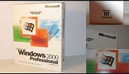 Microsoft Windows 2000: Unboxing (Not new) and Upgrading from Windows 98