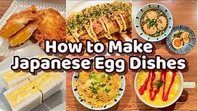 6 Easy 15-minute Japanese Egg Dishes - You become Addicted!