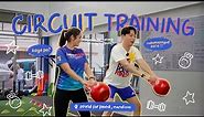 First Time to try Circuit Training at Mendiola Pound for Pound Fitness!
