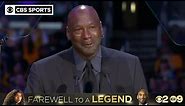 "When Kobe Bryant died, a piece of me died." - Michael Jordan | CBS Sports