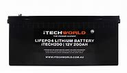 12v iTECH200 200Ah Lithium Battery - LiFePO4 Deep Cycle Camping RV Solar
