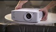 How To set up your Optoma projector