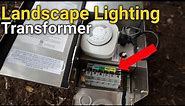 How to Install Outdoor Lighting Junction Box | AKA Wire & Mount a Landscape Lighting Transformer