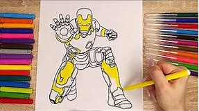 Iron Man coloring page